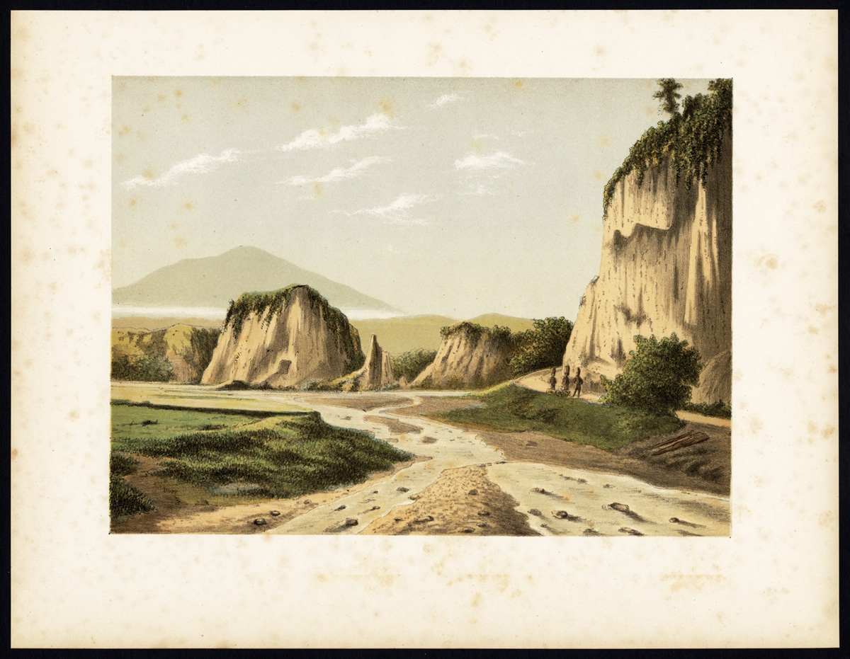 Antique Print of Ngarai Sianok by Perelaer (1888)