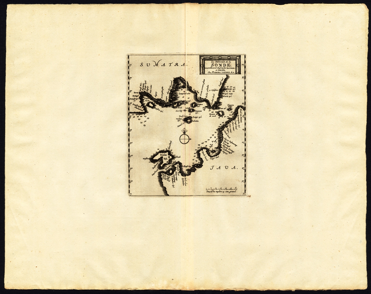 Le detroit de la Sonde – Van der Aa (1725)