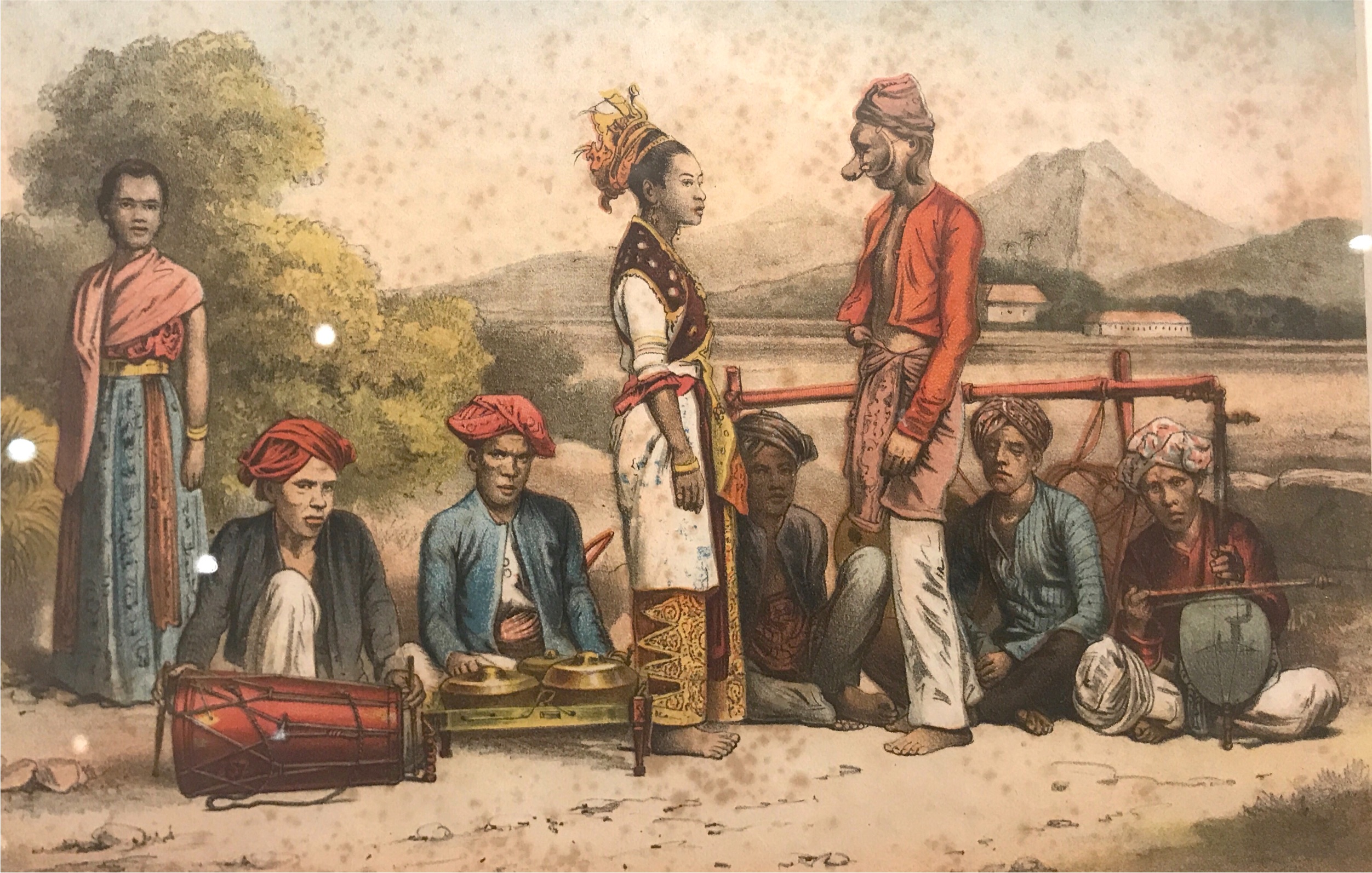 Ronggeng dance in Java – Van der Lith (1880)