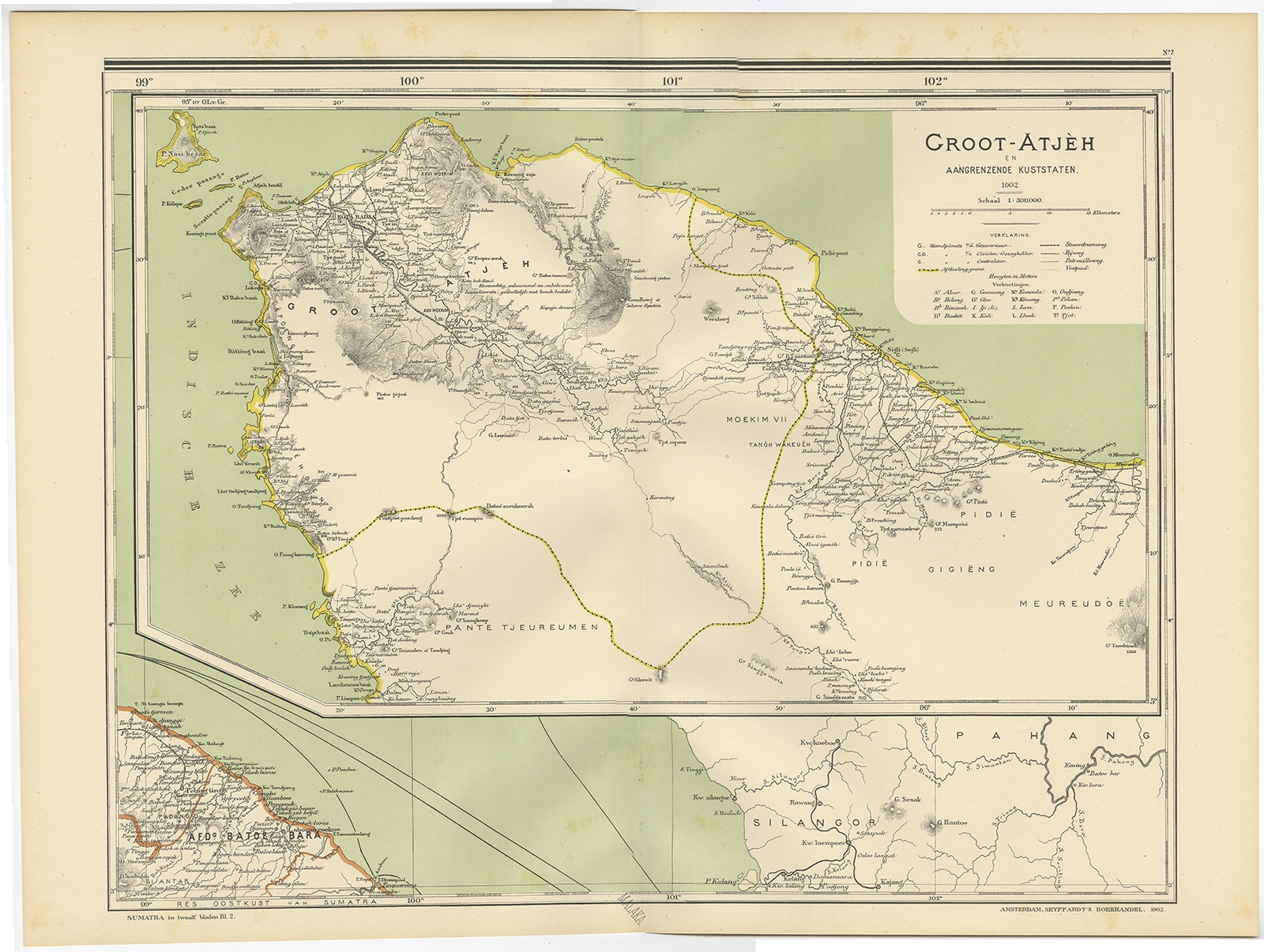 Map of Aceh – Dornseiffen c.1900