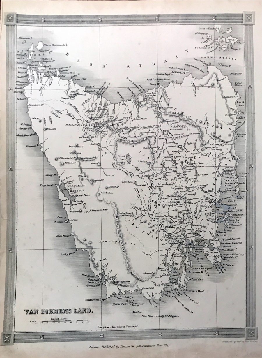 Van Diemen’s Land – Kelly (c.1841)