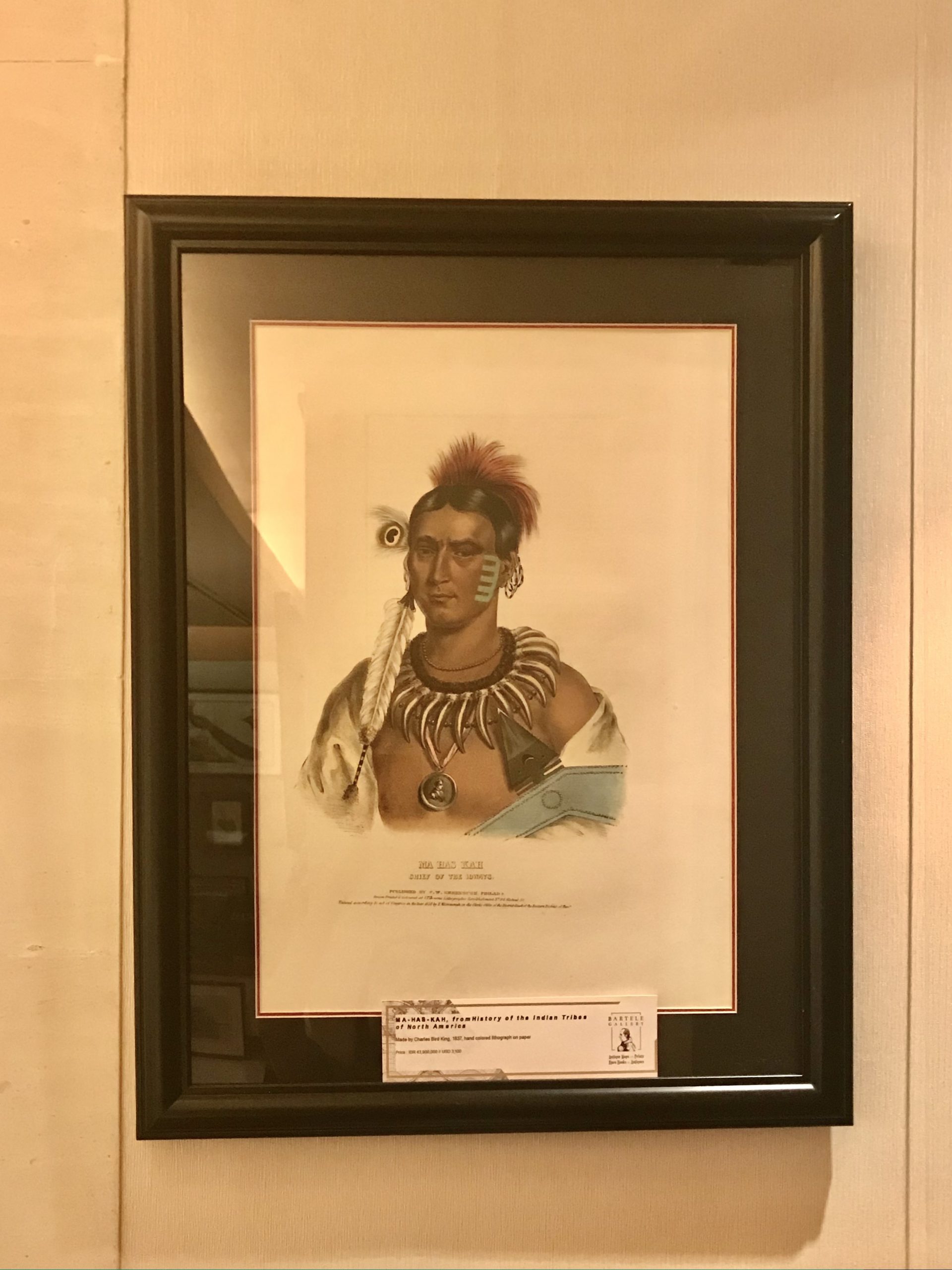 Ma-Has-Kah – Charles Bird King (c.1837)