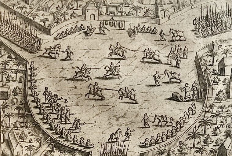 Bali jousting tournament – I. Commelin (c.1601)