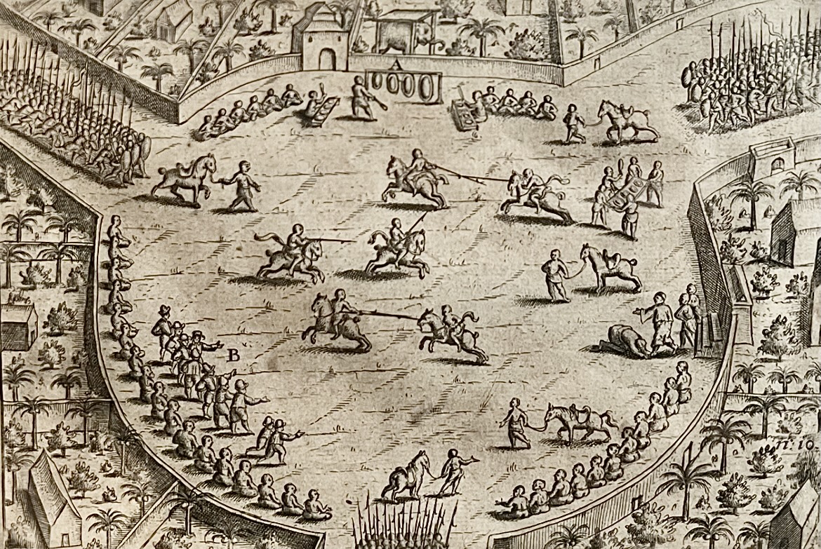 Bali jousting tournament – I. Commelin (c.1601)
