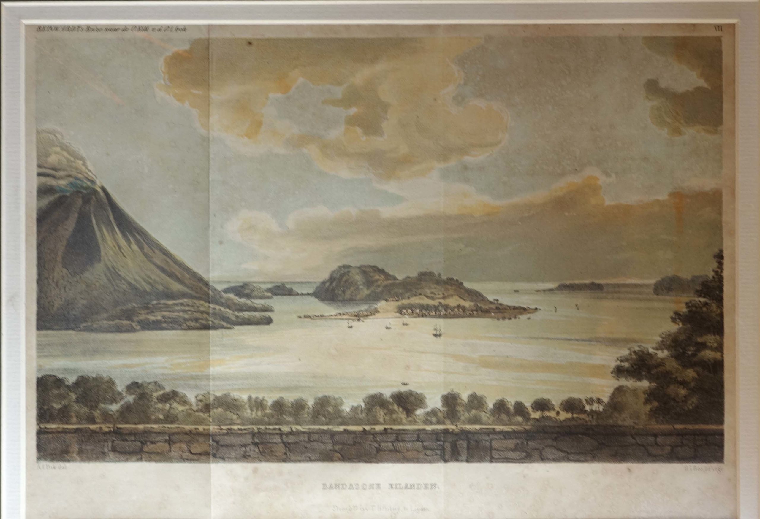 Antique Print of the Banda Islands by Reinwardt (1858)