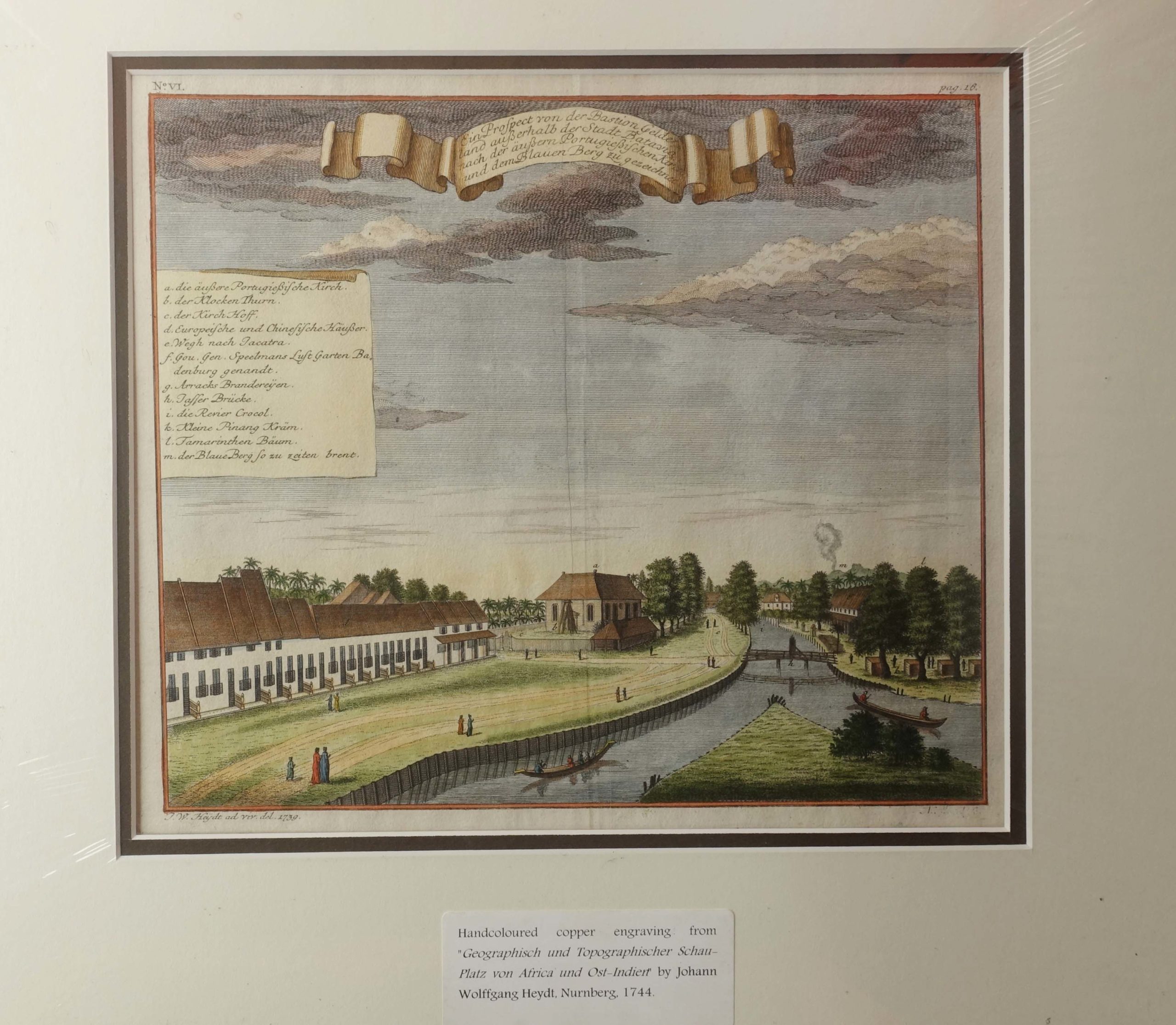 Antique Print of the Gelderland Bastion by Heijdt (1739)