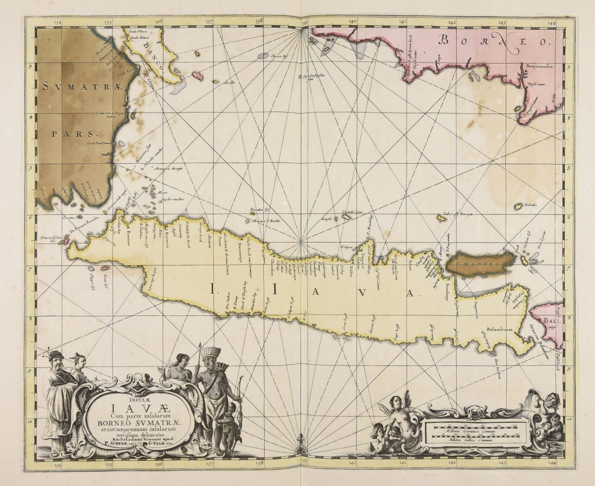 Map of Java island – Janssonius (1657)