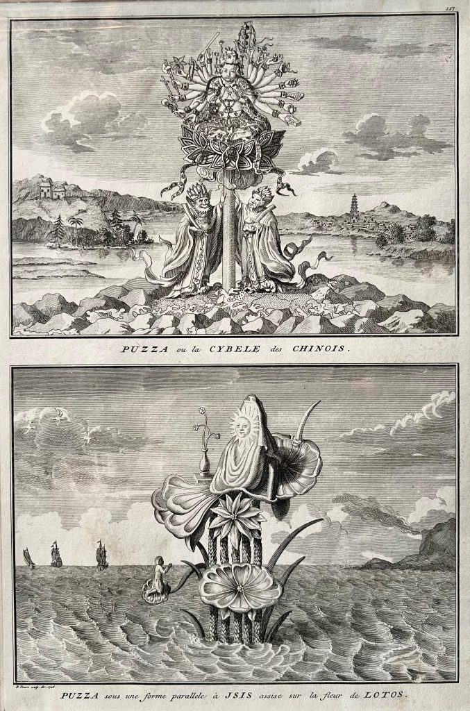 Antique Print of Puzza by Picart (1727)
