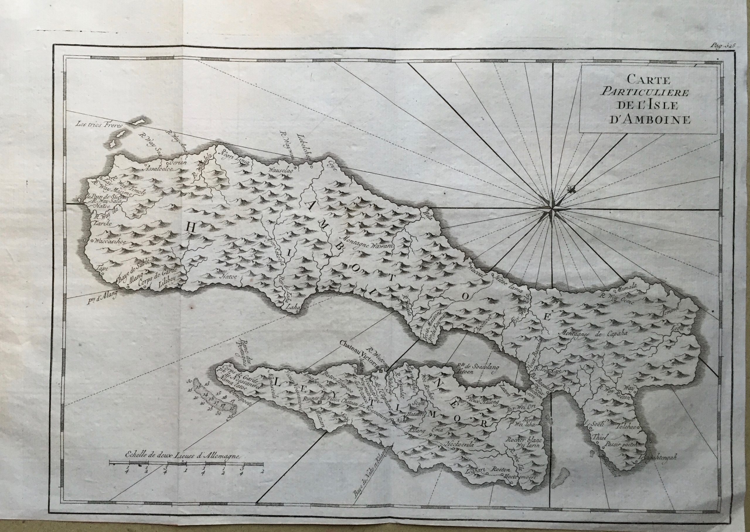 Map of Ambon Island – Bellin (c.1775)
