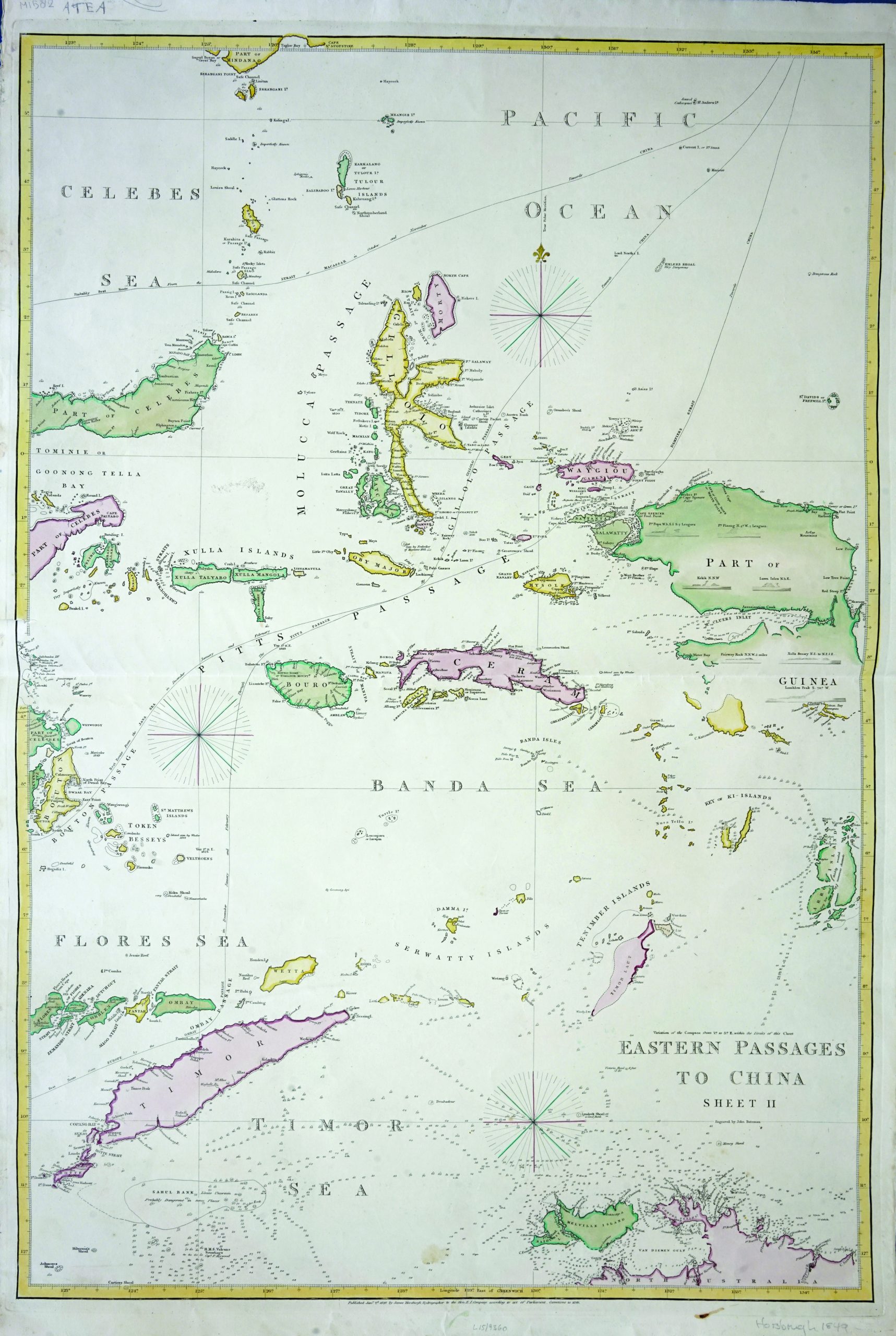 Eastern Passages to China – Bateman (c.1849)