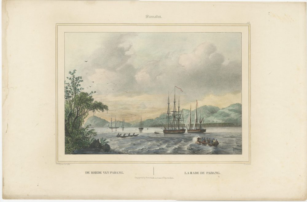De Reede van Padang – Lauters (c.1845)