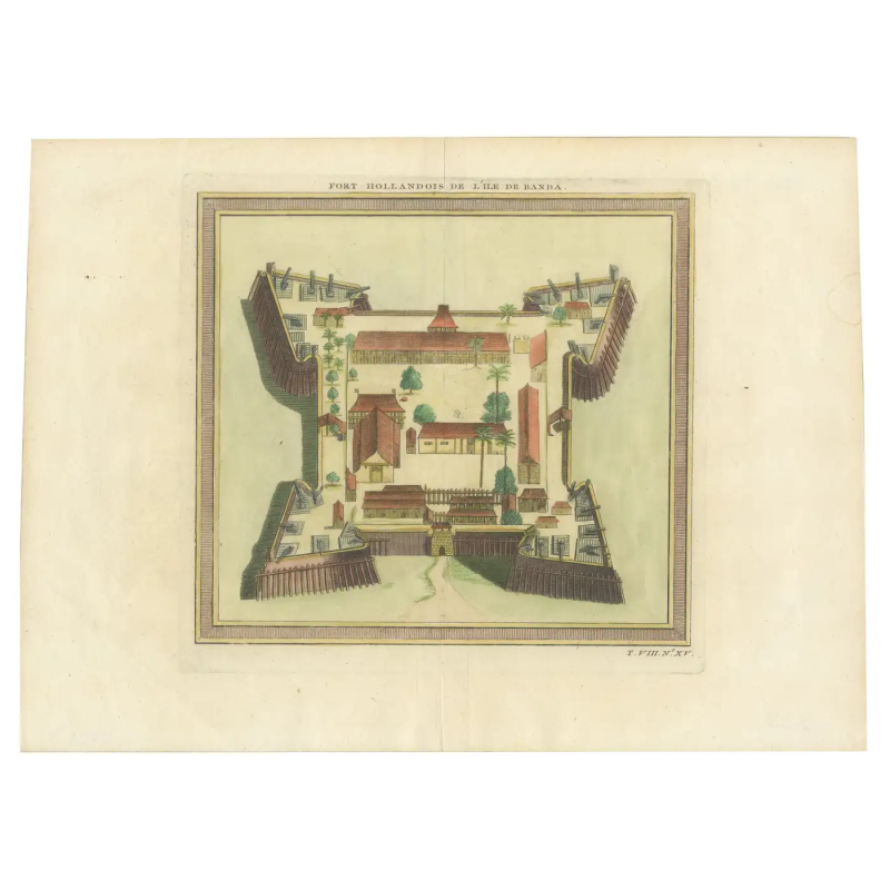 Fort Hollandais on the Banda Islands – Bellin (c.1750)